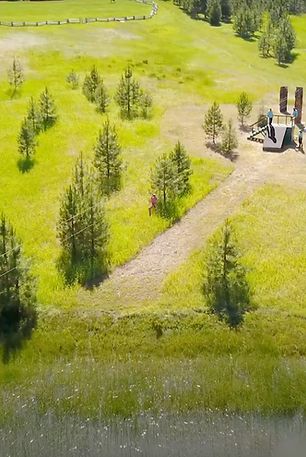 Zipline from overhead